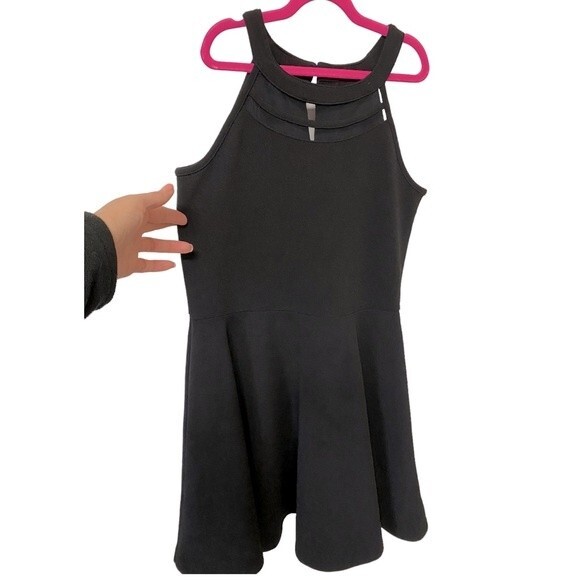 Place Girls XXL (16) Black Dress - Picture 2 of 9